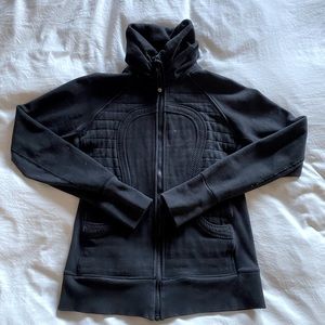 Black Lululemon Scuba Zip